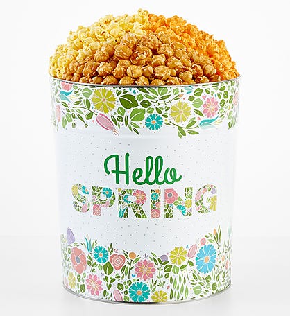 Swing Into Spring 3 Flavor Popcorn Tins